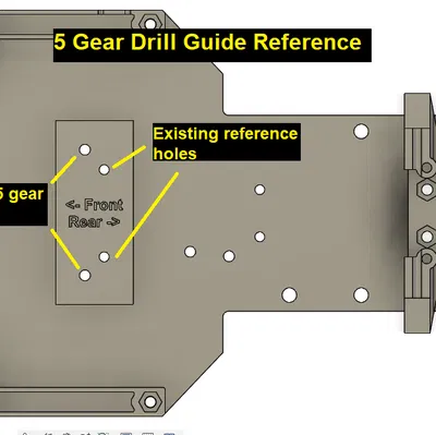 Nick.CNC: Bộ chuyển đổi Mid Motor cho Traxxas Bandit, Rustler và Slash