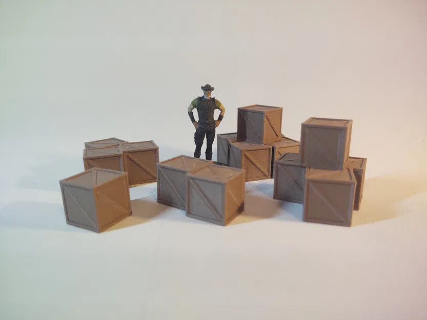 Bộ mô hình thùng gỗ Scatter Terrain cho game DnD và TTRPG - Image 1