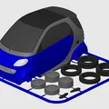 Mô hình Smart 450 / ForTwo Kit Card (tỷ lệ 1:24) - Thumbnail 2