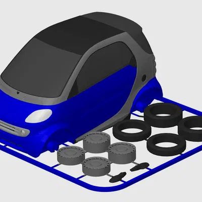 Mô hình Smart 450 / ForTwo Kit Card (tỷ lệ 1:24)