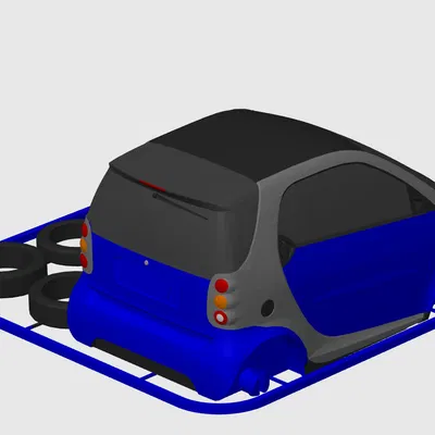 Mô hình Smart 450 / ForTwo Kit Card (tỷ lệ 1:24)