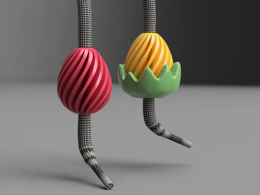 Hạt trang trí 3D hình quả trứng Easter Egg độc đáo - Image 1