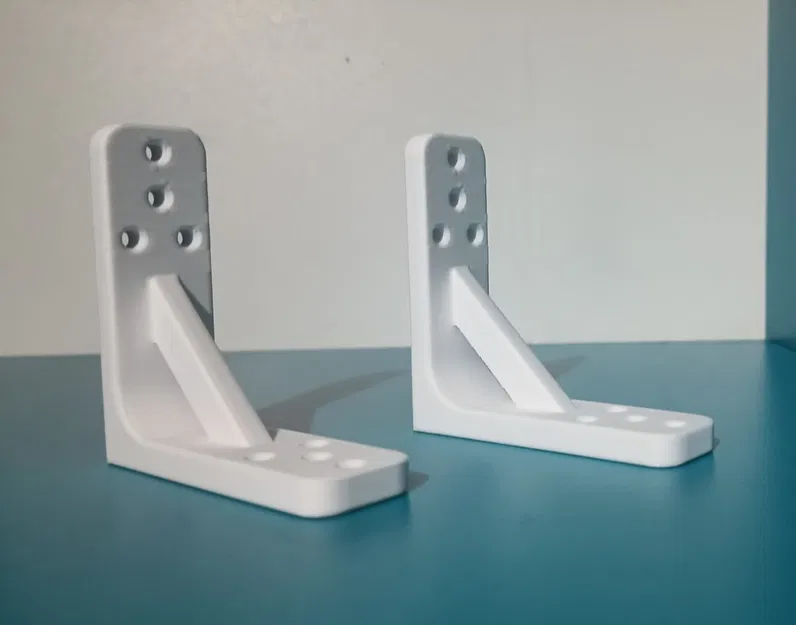 Ke góc vuông Corner bracket in 3D: Giải pháp gia cố kệ và đồ nội thất - Image 3