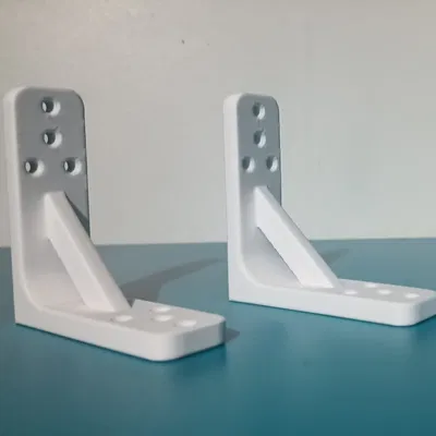 Ke góc vuông Corner bracket in 3D: Giải pháp gia cố kệ và đồ nội thất
