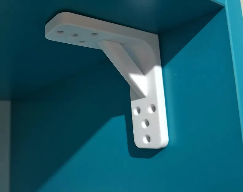 Ke góc vuông Corner bracket in 3D: Giải pháp gia cố kệ và đồ nội thất - Image 4