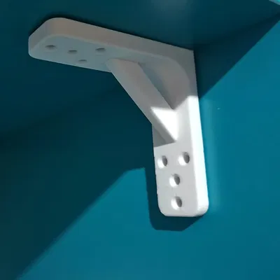 Ke góc vuông Corner bracket in 3D: Giải pháp gia cố kệ và đồ nội thất