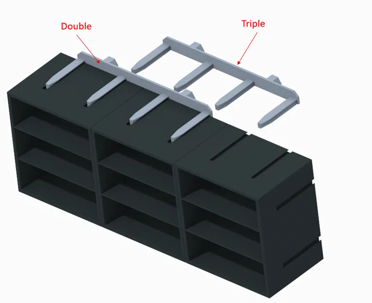 Chốt gài cho miếng chèn tường Honeycomb (HSW) - Image 3