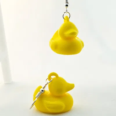 Bông tai hình vịt cao su đáng yêu (Rubber Duck Earring)