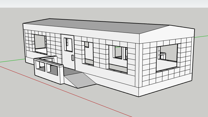 Nhà di động (Mobile home) tỷ lệ N scale - Chi tiết siêu thực! - Image 1