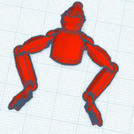 Mô hình khỉ đột cử động linh hoạt đội mũ mùa đông (Gorilla Tag)