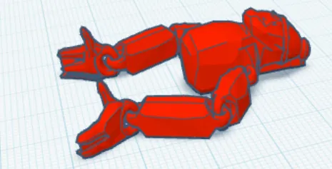 Mô hình khỉ đột cử động linh hoạt đội mũ mùa đông (Gorilla Tag) - Image 2