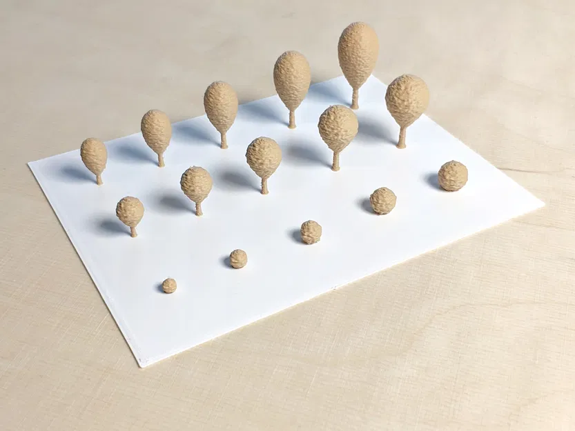 Bộ sưu tập cây kiến trúc miễn phí #2 - Dáng tròn - Image 2