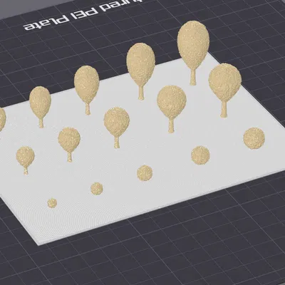 Bộ sưu tập cây kiến trúc miễn phí #2 - Dáng tròn