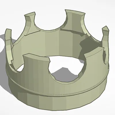 Mô hình vương miện 3D trang trí siêu ngầu cho Yeeps Plush