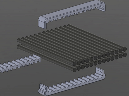 Lược đi dây cáp (Cable Comb) tùy chỉnh cho PC - Image 3