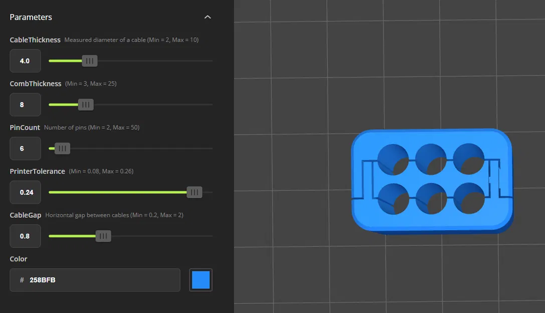 Lược đi dây cáp (Cable Comb) tùy chỉnh cho PC - Image 4