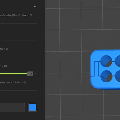 Lược đi dây cáp (Cable Comb) tùy chỉnh cho PC