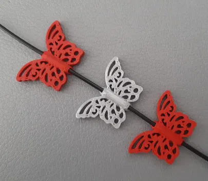 Mô hình hạt cườm hình bướm (Butterfly Bead) in 3D trang trí độc đáo - Image 1