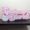 Mô hình trang trí logo The Apothecary Diaries in 3D đẹp mắt - Thumbnail 1