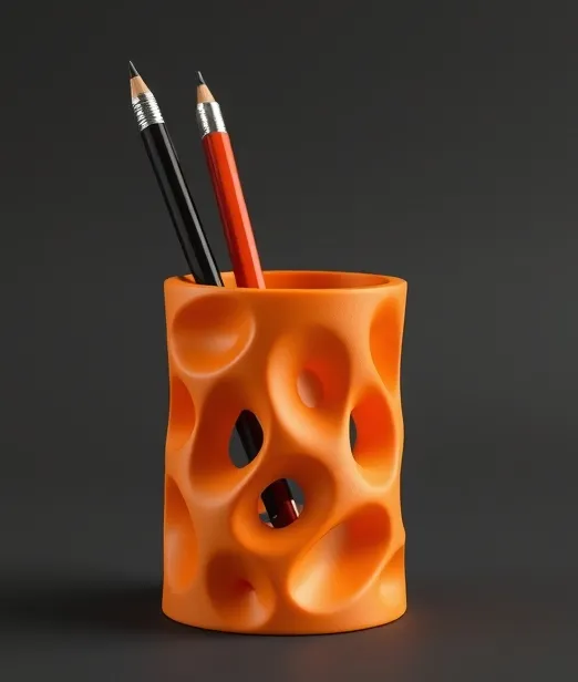 Ống cắm bút trừu tượng / Trò chơi rút bút thả bóng - Image 1