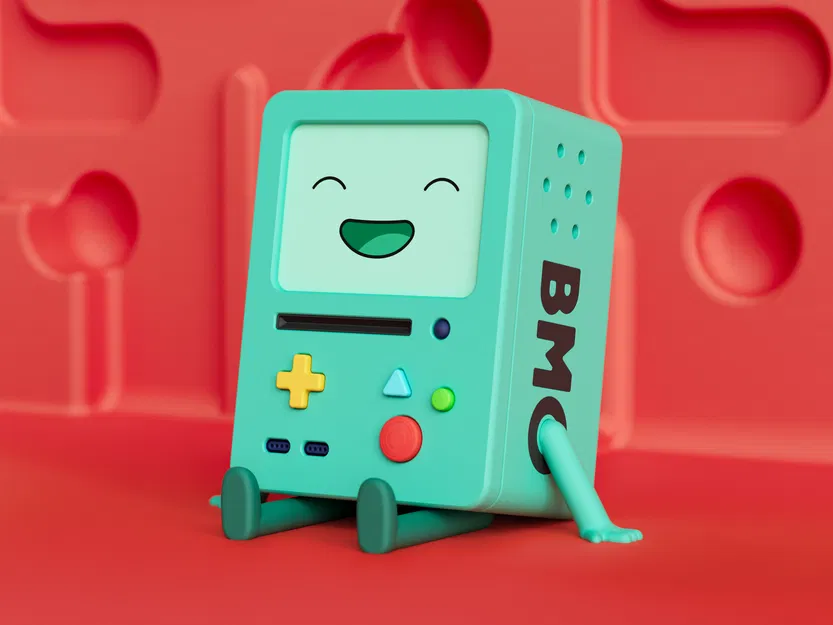 Adventure Time BMO Figure (Interactive) - Mô hình BMO in 3D siêu đáng yêu - Image 3
