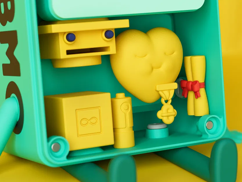 Adventure Time BMO Figure (Interactive) - Mô hình BMO in 3D siêu đáng yêu - Image 4