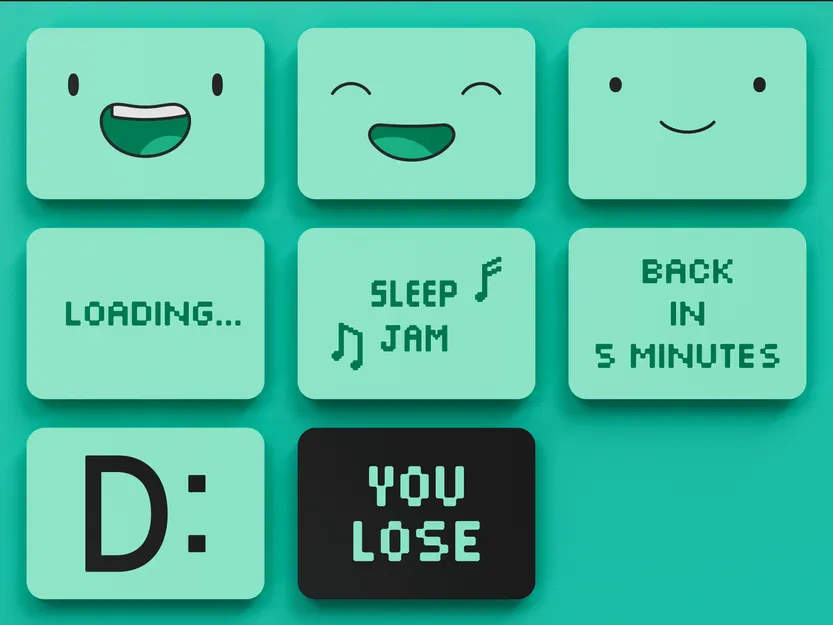 Adventure Time BMO Figure (Interactive) - Mô hình BMO in 3D siêu đáng yêu - Image 7