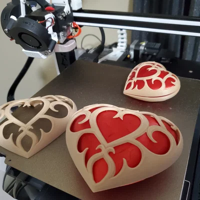 Heart Container - Mô hình 3D hoàn chỉnh