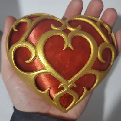Heart Container - Mô hình 3D hoàn chỉnh