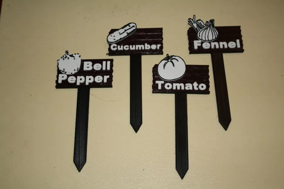 Bảng tên và cọc cắm cho vườn rau - Image 2