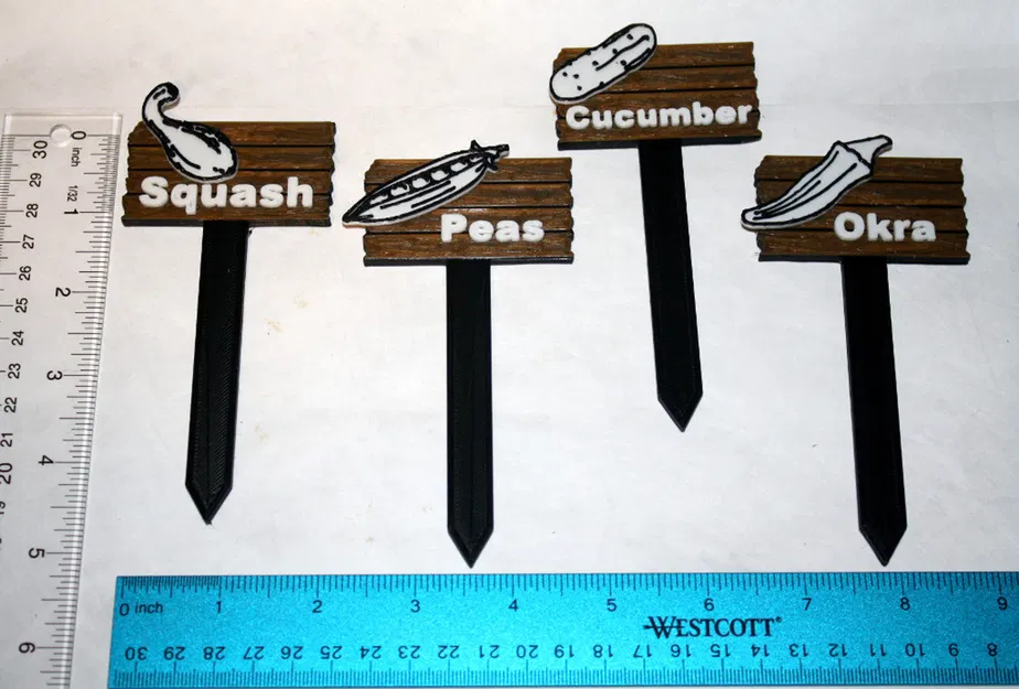 Bảng tên và cọc cắm cho vườn rau - Image 3