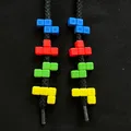 Phụ kiện trang trí dây giày hình khối Tetris in 3D đầy màu sắc - Thumbnail 1