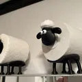 Mô hình Cừu Shaun cho lõi giấy vệ sinh 37mm - Thumbnail 1