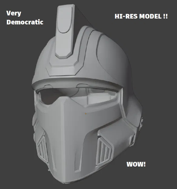 Mũ bảo hiểm Hero of the Federation - Helldivers - Image 1