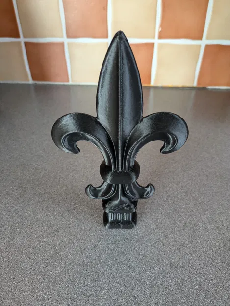 Mô hình trang trí Fleur de Lis tinh tế - File in 3D miễn phí - Image 1