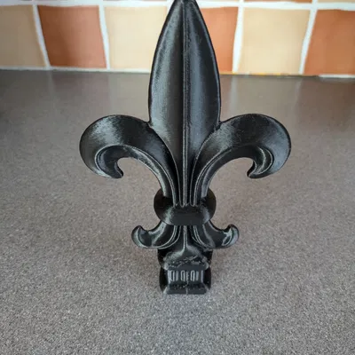 Mô hình trang trí Fleur de Lis tinh tế - File in 3D miễn phí