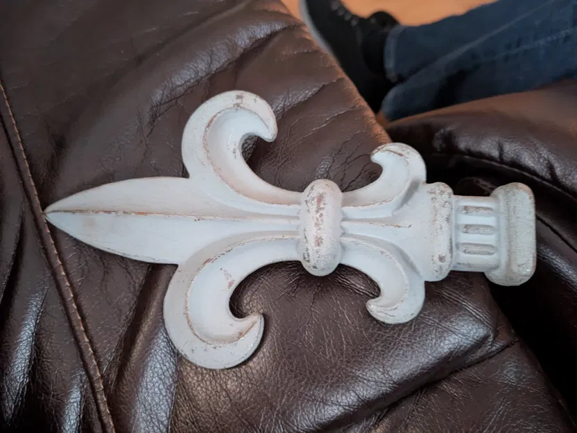 Mô hình trang trí Fleur de Lis tinh tế - File in 3D miễn phí - Image 2