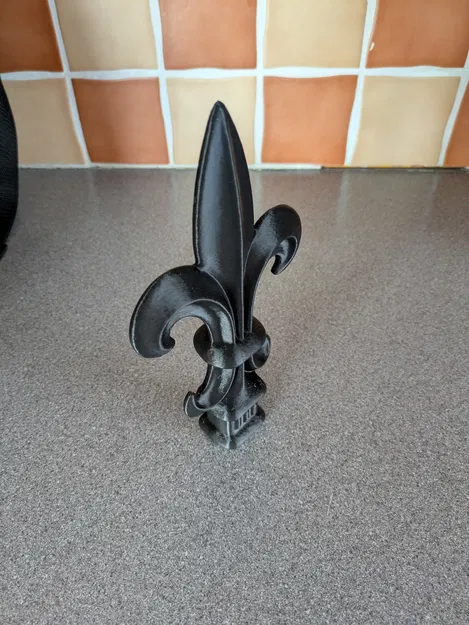 Mô hình trang trí Fleur de Lis tinh tế - File in 3D miễn phí - Image 3