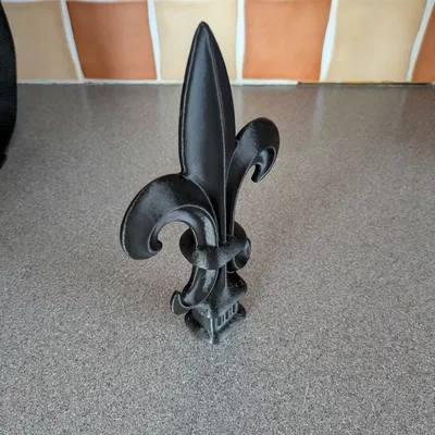 Mô hình trang trí Fleur de Lis tinh tế - File in 3D miễn phí