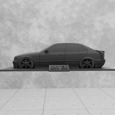 Mô hình trang trí BMW E36 - Đồ chơi in 3D cho tín đồ xe cổ điển