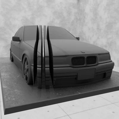 Mô hình trang trí BMW E36 - Đồ chơi in 3D cho tín đồ xe cổ điển