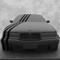 Mô hình trang trí BMW E36 - Đồ chơi in 3D cho tín đồ xe cổ điển - Thumbnail 5