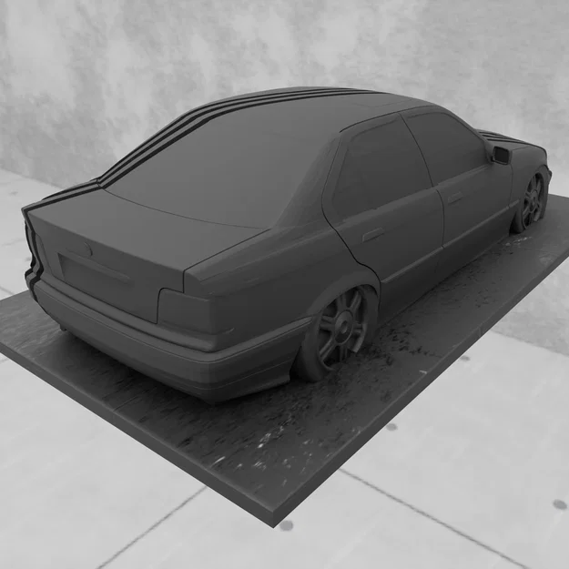 Mô hình trang trí BMW E36 - Đồ chơi in 3D cho tín đồ xe cổ điển - Image 7