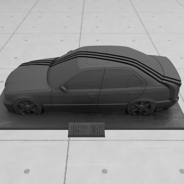 Mô hình trang trí BMW E36 - Đồ chơi in 3D cho tín đồ xe cổ điển - Image 9