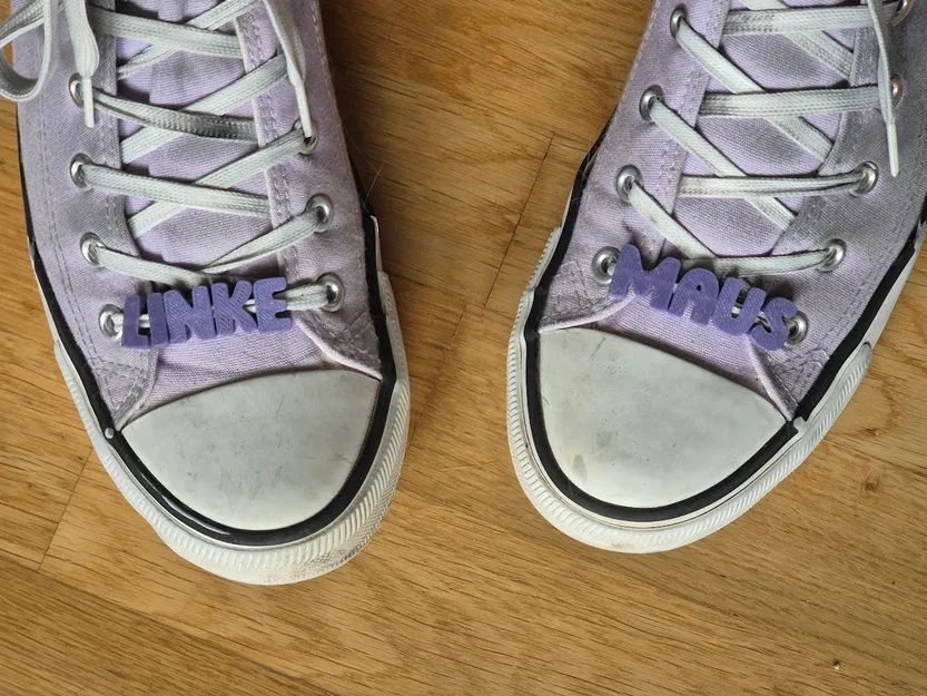 Phụ kiện chữ cái trang trí dây giày in 3D độc đáo - Image 1