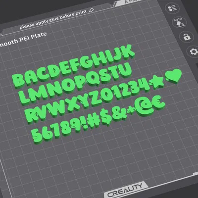 Phụ kiện chữ cái trang trí dây giày in 3D độc đáo