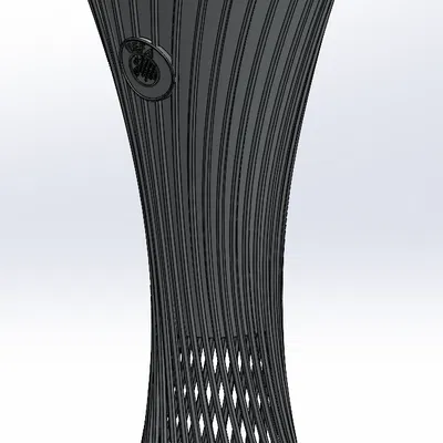 Mô hình 3D Cúp vô địch UEFA Conference League ấn tượng