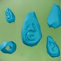 Bộ hạt charm Arcane Rune in 3D phong cách ma thuật độc đáo - Thumbnail 2