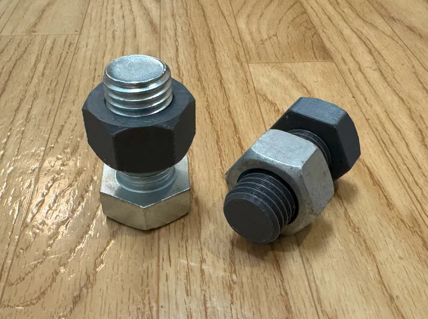 Bộ đai ốc và bu-lông lục giác 1"-8 UNC (nhiều kích thước từ 1" đến 6") - Image 1