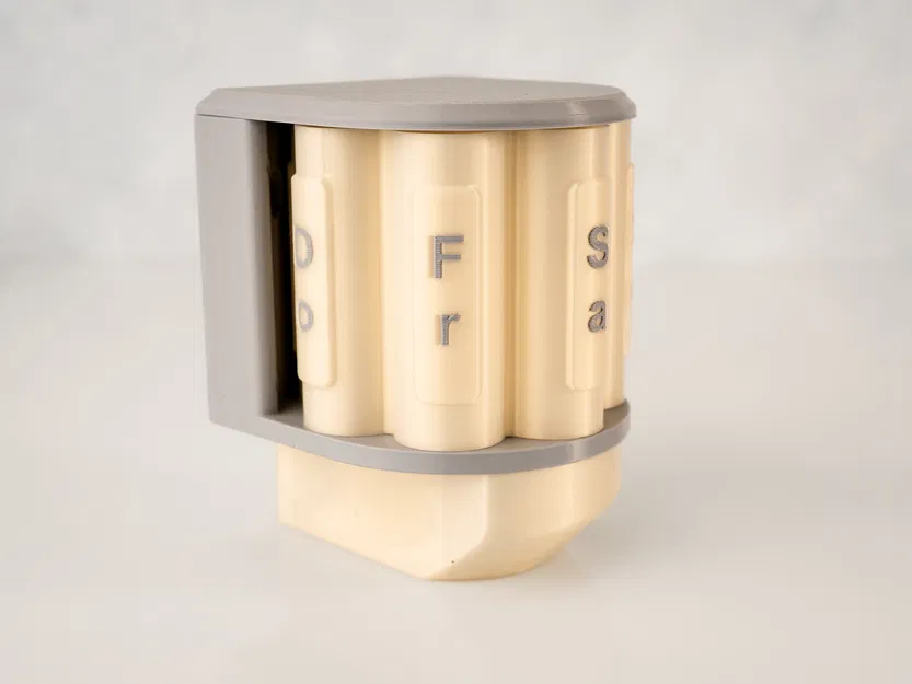 Hộp đựng thuốc Revolver từ tính, tùy chỉnh được - Image 2